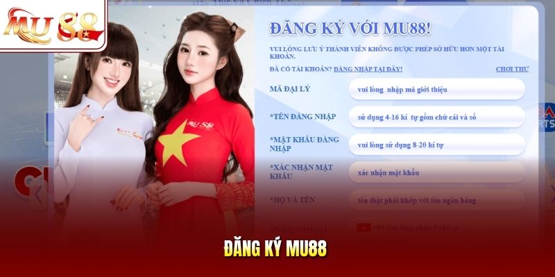 Đăng ký mu88