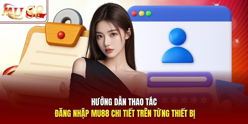 Hướng dẫn thao tác đăng nhập mu88 chi tiết trên từng thiết bị